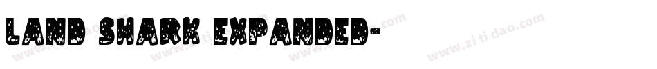Land Shark Expanded字体转换